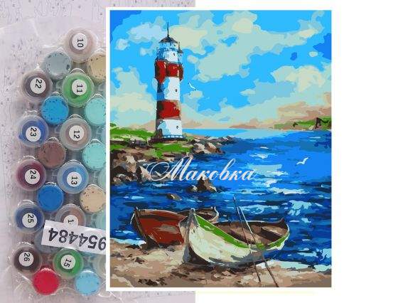 Маяк 954484 SANTI картина за номерами Маяк 954484 SANTI картина за номерами
