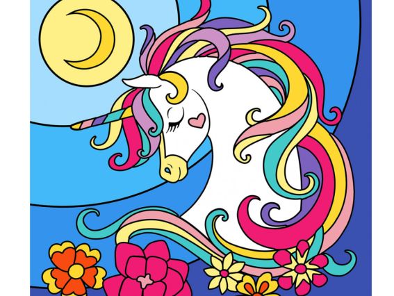 SANTI Розпис за номерами 954601 Магічний Єдиноріг