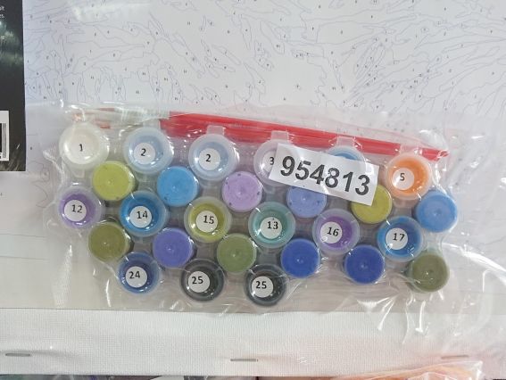 SANTI Розпис за номерами 954813 Гірські квіти