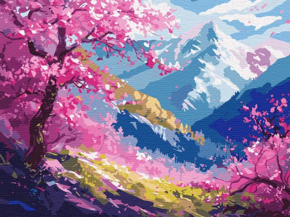 SANTI Розпис за номерами 954814 Весна в горах