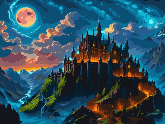 SANTI Розпис за номерами 954847 Казкове місто