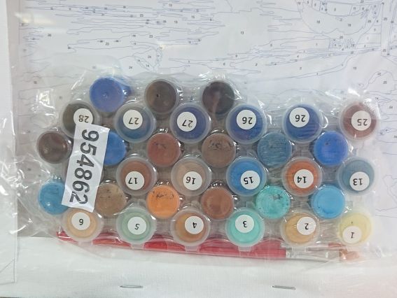 SANTI Розпис за номерами 954862 Вечір на березі моря