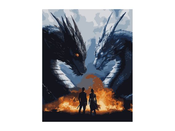 SANTI Розпис за номерами 955047 4 крило. Вершники драконів