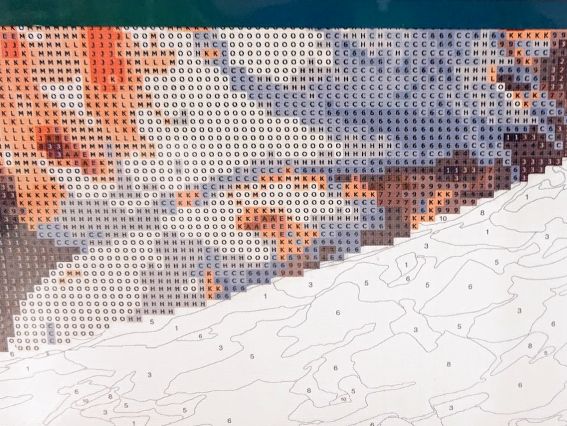 Картина за номерами з алмазною мозаїкою SANTI Солодкий сон (кошеня), 955314