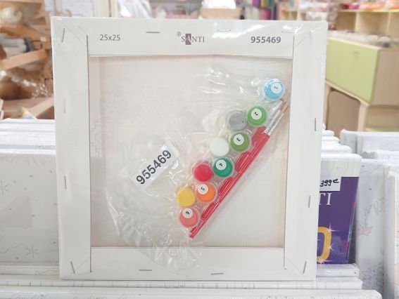 SANTI Розпис за номерами 955034 Лайн Френдс. Коні та шоколадний мафін