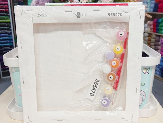 SANTI Розпис за номерами 955470 Майнкрафт. Кролик та котик