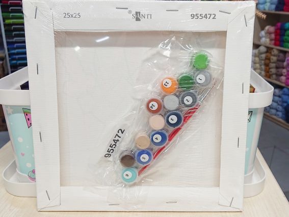 SANTI Розпис за номерами 955472 Майнкрафт. Стів та Алекс проти монстрів