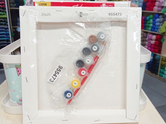 SANTI Розпис за номерами 955473 Майнкрафт. Печера з павуками