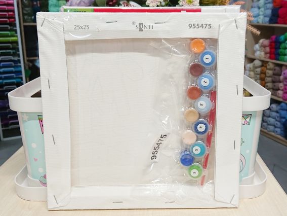 SANTI Роспись по номерам 955475 Майнкрафт. Стив и Алекс в подводном мире