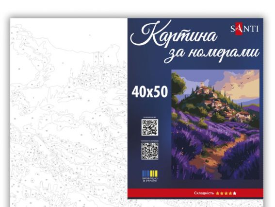 Лаванда Провансу 955755 SANTI картина по номерах