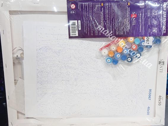 SANTI Розпис за номерами LED підсвітка 955067 Танець медузи