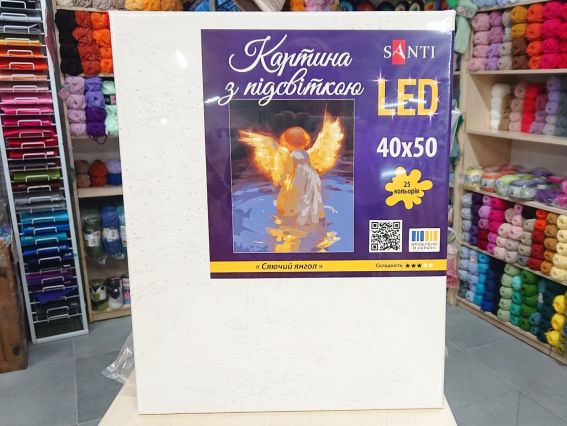 SANTI Розпис за номерами LED підсвітка 955081 Сяючий янгол
