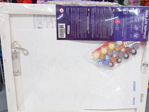 SANTI Розпис за номерами LED підсвітка 955081 Сяючий янгол