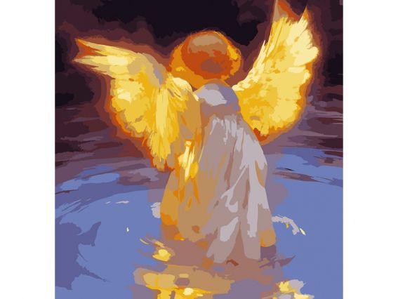 SANTI Розпис за номерами LED підсвітка 955081 Сяючий янгол