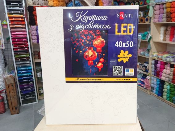 SANTI Розпис за номерами LED підсвітка 955083 Японські ліхтарики