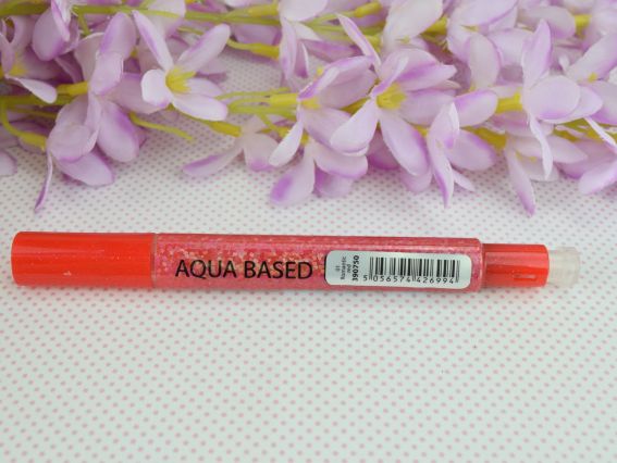 Акварельний Маркер Glitter Brush, пензель, 01, романтичний червоний металік SANTI 390750