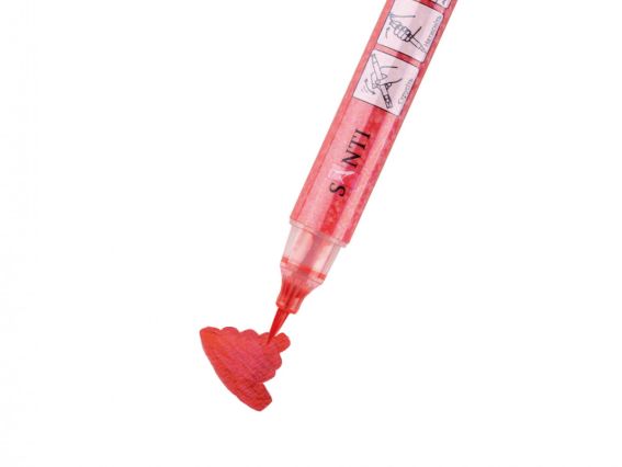 Акварельний Маркер Glitter Brush, пензель, 01, романтичний червоний металік SANTI 390750