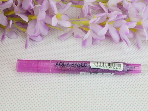 Акварельний Маркер Glitter Brush, пензель, 09, рожевий рай металік SANTI 390758