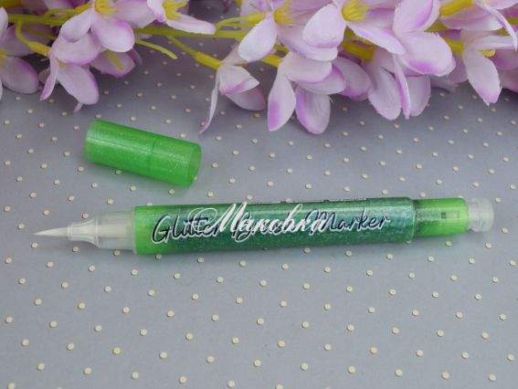 Маркер акварельный SANTI 390759 Glitter Brush, кисть, №10 травянисто-зеленый Маркер акварельный SANTI 390759 Glitter Brush, кисть, №10 травянисто-зеленый