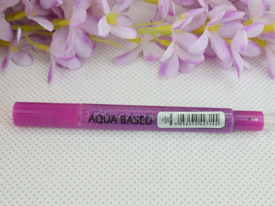 Акварельний Маркер Glitter Brush, пензель, 16, рожева орхідея металік SANTI 390765