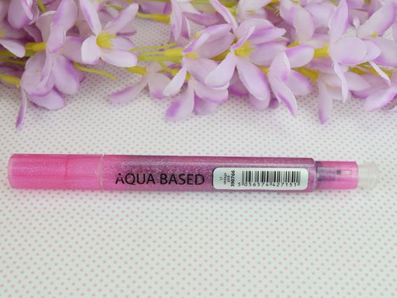 Акварельний Маркер Glitter Brush, пензель, 17, вінтажний рожевий металік SANTI 390766