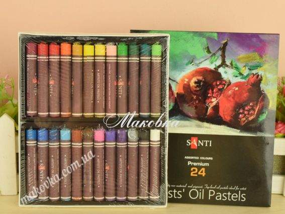 Пастель маслянная художественная Santi, 24 цв. 353186 Пастель маслянная художественная Santi, 24 цв. 353186