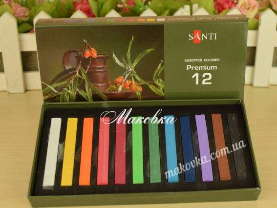 Пастель суха художня Santi, 12 кол. 353272 Пастель суха художня Santi, 12 кол. 353272