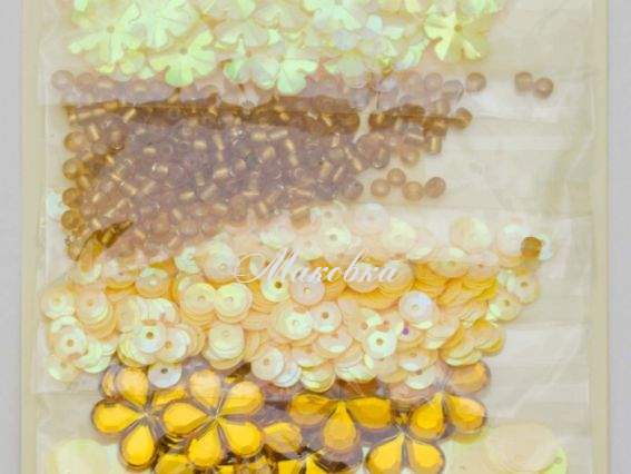 Набор декоративных элементов для скрапбукинга, ЖЕЛТЫЙ, Santi 951979 Набор декоративных элементов для скрапбукинга, ЖЕЛТЫЙ, Santi 951979