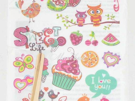 Натирка Птички, 22х15 см, Santi 952537 Натирка Птички, 22х15 см, Santi 952537