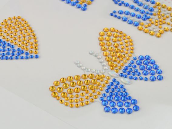 Аплікація зі самоклеючих страз SANTI Ukraine 9,5х15,5 см 742986