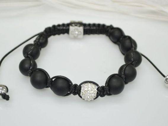 Браслет Шамбала 01 черный Браслет Шамбала 01 черный
