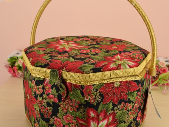 Шкатулка РТО 2479-RT-65, Пуансетия-рождественская звезда, большая восьмиугольная Шкатулка РТО 2479-RT-65, Пуансетия-рождественская звезда, большая восьмиугольная