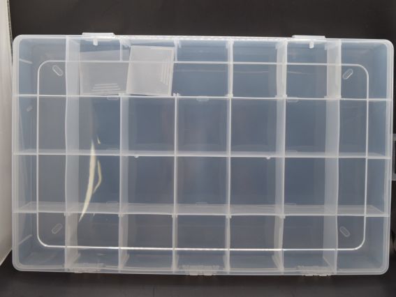 Велика Коробка для бісеру та дрібниць, 28 комірок 34,5*21,5*4,5см W030-A132-B001A
