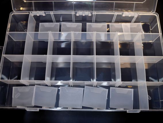 Велика Коробка для бісеру та дрібниць, 28 комірок 34,5*21,5*4,5см W030-A132-B001A