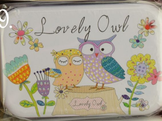 Коробочка жестяная с рисунком, прямоугольная 50х70х20 мм в ассортименте 6-1407, 1 шт №9