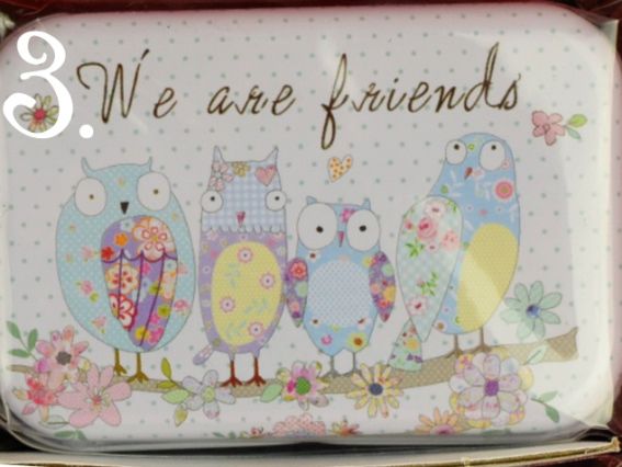 Коробочка жестяная с рисунком, прямоугольная 50х70х20 мм в ассортименте 6-1407, 1 шт №3