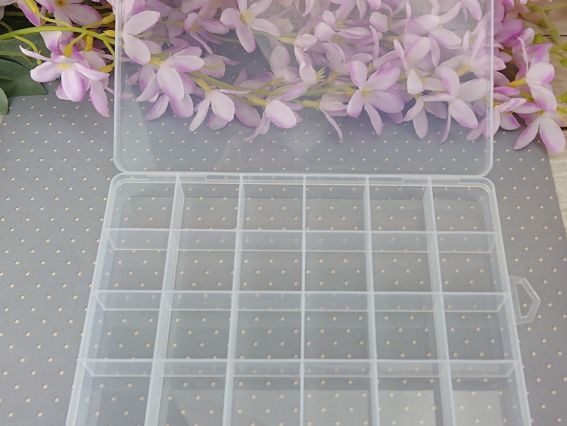 ORG-005 Коробка для бисера и мелочей, органайзер на 24 ячейки