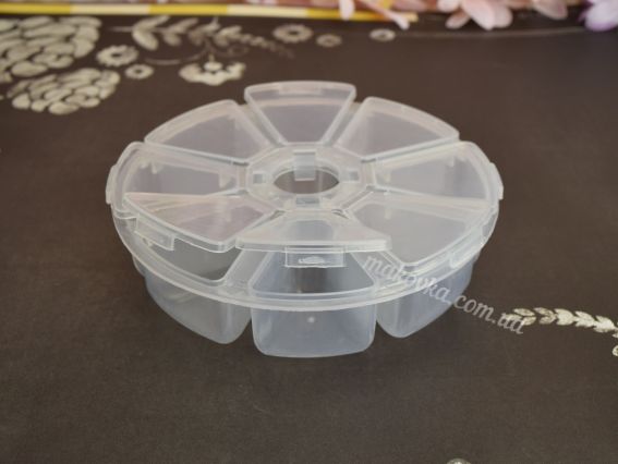 Контейнер для бісеру та дрібниць Ромашка 17х80 мм Багатокутний-2 Контейнер для бісеру та дрібниць Ромашка 17х80 мм Багатокутний-2