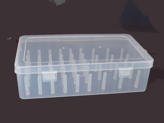 Коробка-органайзер з ПВХ для зберігання котушок з нитками, 13*6.5*23см