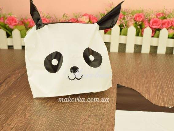 Подарочный пакет Панда 15х18 см 1 шт