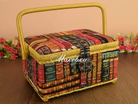 Шкатулка для рукоделия РТО 3885-RT-15, Книжная полочка, прямоугольная Шкатулка для рукоделия РТО 3885-RT-15, Книжная полочка, прямоугольная