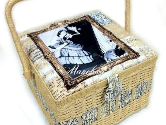 Шкатулка для рукоделия РТО 2759-RT-34 Квадратная Ретро Шкатулка для рукоделия РТО 2759-RT-34 Квадратная Ретро