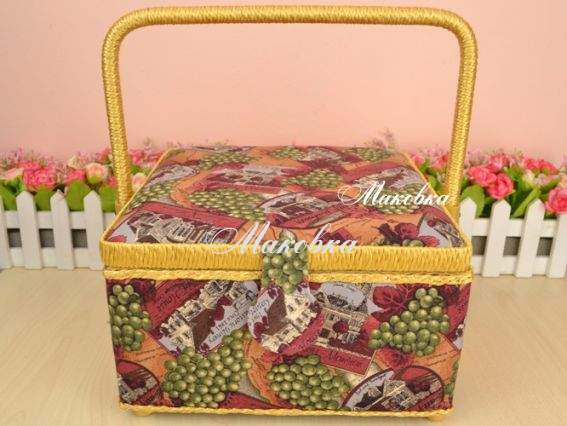 Шкатулка для рукоделия  РТО 2427-RT-32, Виноград Шкатулка для рукоделия  РТО 2427-RT-32, Виноград