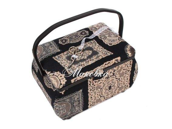 Шкатулка для рукоделия РТО 3102-RT-49D, Винтажные кружева Шкатулка для рукоделия РТО 3102-RT-49D, Винтажные кружева