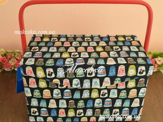 Скринька для рукоділля РТО 4001-RT-81 розмір 29х16х17,5 см Наперстки прямокутна Скринька для рукоділля РТО 4001-RT-81 розмір 29х16х17,5 см Наперстки прямокутна