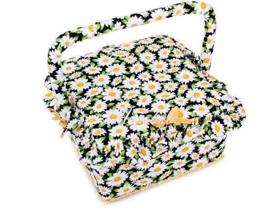 Шкатулка для рукоделия РТО 3306-RT-30, Ромашки квадратная 23х23 см Шкатулка для рукоделия РТО 3306-RT-30, Ромашки квадратная 23х23 см