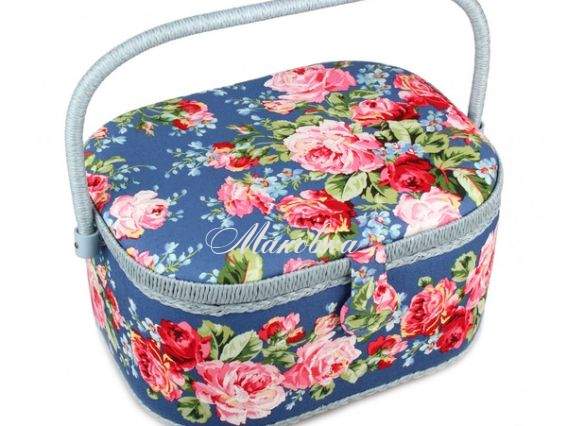 Шкатулка для рукоделия РТО 3666-RT-43, Розовые розы Шкатулка для рукоделия РТО 3666-RT-43, Розовые розы