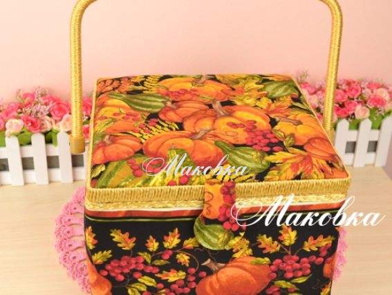 Шкатулка для рукоделия РТО 3608-RT-33, Тыковки Шкатулка для рукоделия РТО 3608-RT-33, Тыковки