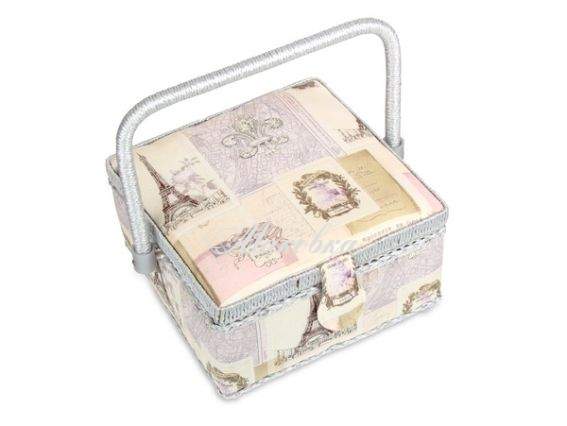 Шкатулка для рукоделия РТО 3414-RT-25, Париж, Париж! квадратная Шкатулка для рукоделия РТО 3414-RT-25, Париж, Париж! квадратная