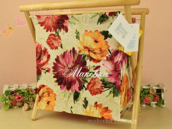 Складная корзина для вязания, рукоделия РТО 4155- RT-103  Цветы (Хризантемы)